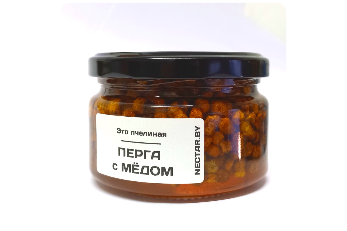 Картинка пчелиногоперга. Медом бай